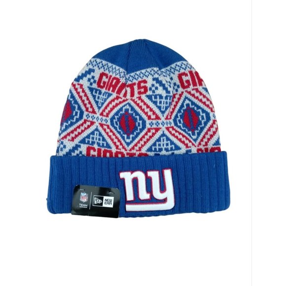 New Era Other - 🆕NEW ERA NY Blue Geometric Logo Acrylic Beanie NWT